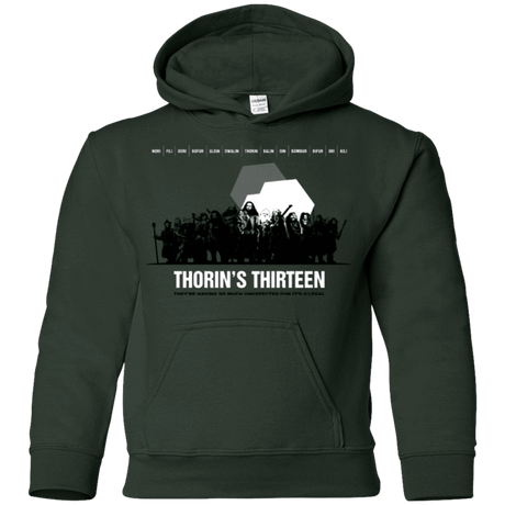 Sweatshirts Forest Green / YS Thorin's Thirteen Youth Hoodie