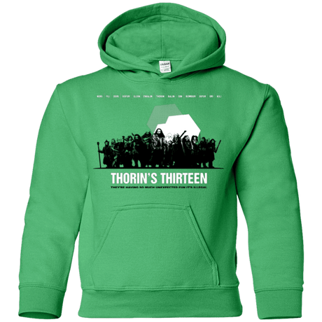 Sweatshirts Irish Green / YS Thorin's Thirteen Youth Hoodie