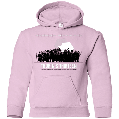 Sweatshirts Light Pink / YS Thorin's Thirteen Youth Hoodie