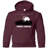 Sweatshirts Maroon / YS Thorin's Thirteen Youth Hoodie