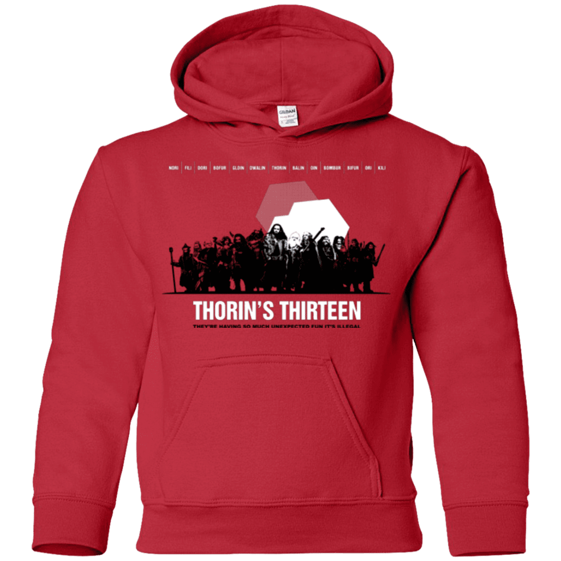 Sweatshirts Red / YS Thorin's Thirteen Youth Hoodie