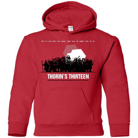 Sweatshirts Red / YS Thorin's Thirteen Youth Hoodie