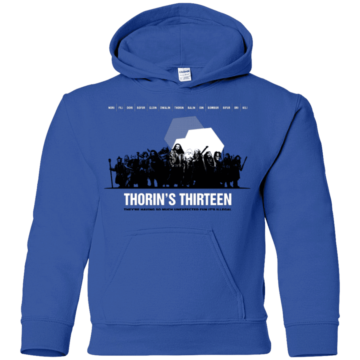 Sweatshirts Royal / YS Thorin's Thirteen Youth Hoodie
