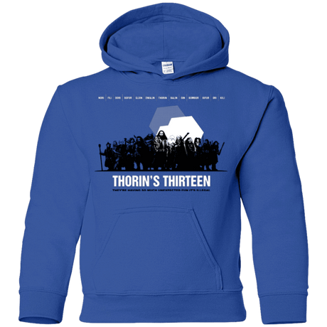 Sweatshirts Royal / YS Thorin's Thirteen Youth Hoodie