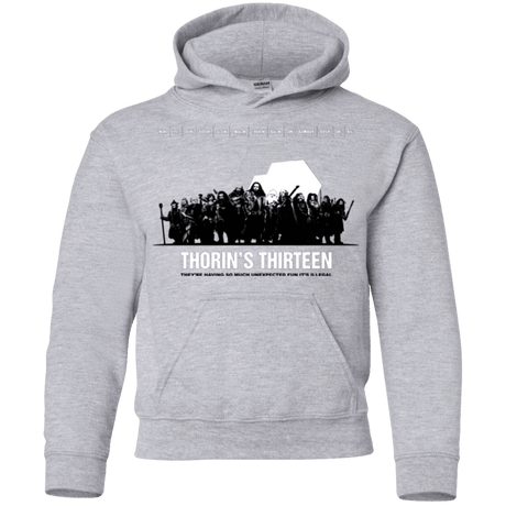Sweatshirts Sport Grey / YS Thorin's Thirteen Youth Hoodie