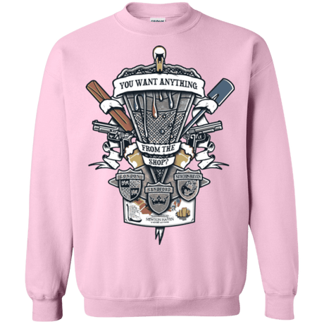 Sweatshirts Light Pink / Small Three Cornetto's Crest Crewneck Sweatshirt