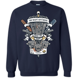 Sweatshirts Navy / Small Three Cornetto's Crest Crewneck Sweatshirt