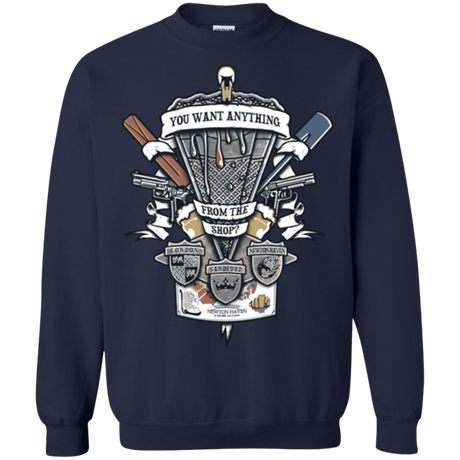Sweatshirts Navy / Small Three Cornetto's Crest Crewneck Sweatshirt