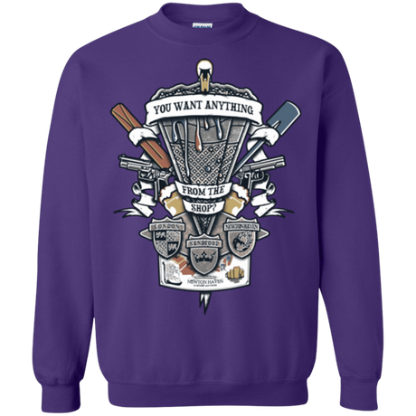 Sweatshirts Purple / Small Three Cornetto's Crest Crewneck Sweatshirt