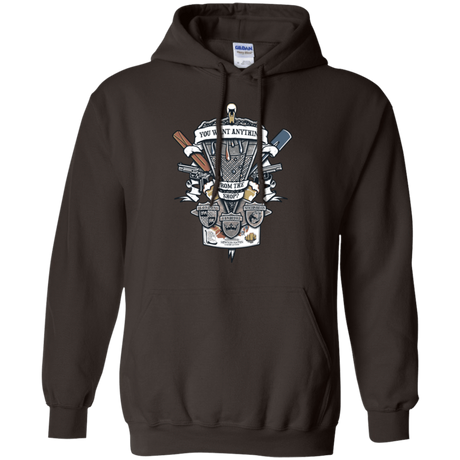 Sweatshirts Dark Chocolate / Small Three Cornetto's Crest Pullover Hoodie