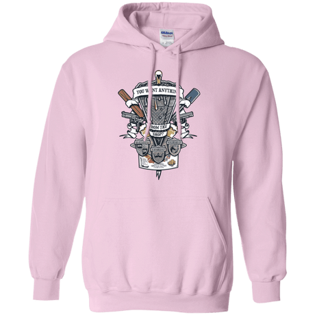 Sweatshirts Light Pink / Small Three Cornetto's Crest Pullover Hoodie