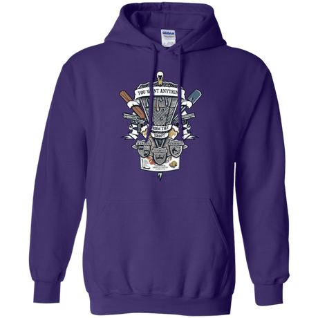 Sweatshirts Purple / Small Three Cornetto's Crest Pullover Hoodie