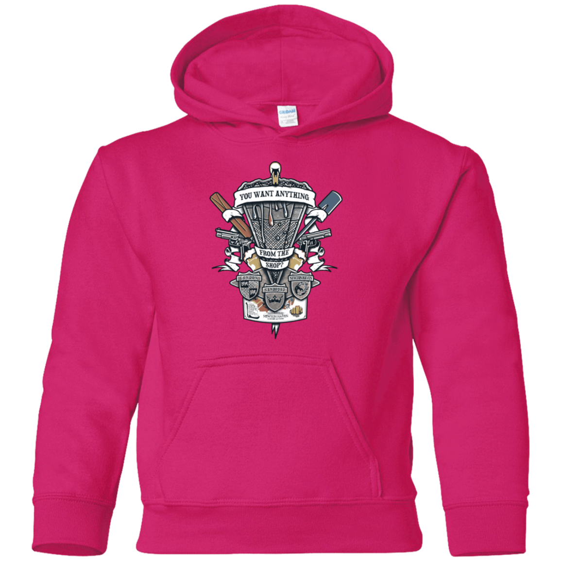 Sweatshirts Heliconia / YS Three Cornetto's Crest Youth Hoodie