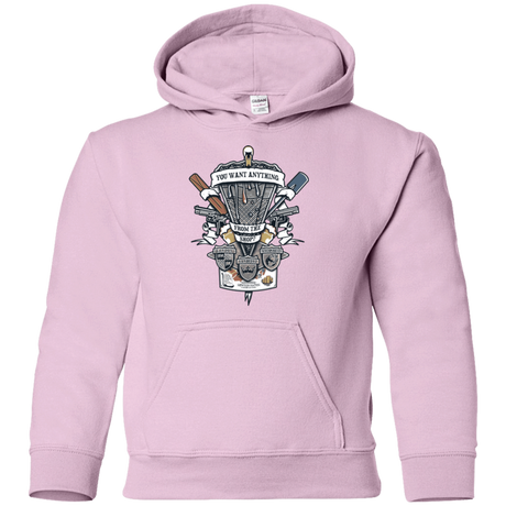 Sweatshirts Light Pink / YS Three Cornetto's Crest Youth Hoodie