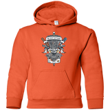 Sweatshirts Orange / YS Three Cornetto's Crest Youth Hoodie