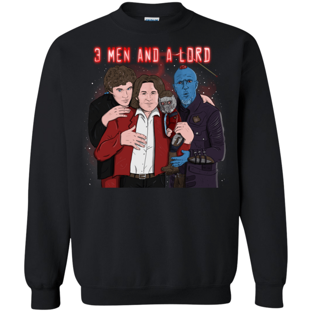 Sweatshirts Black / S Three Men and a Lord Crewneck Sweatshirt