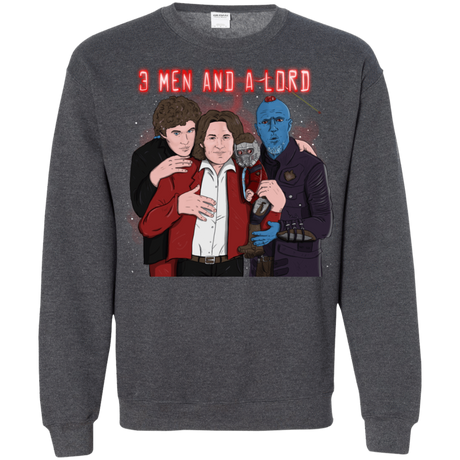 Sweatshirts Dark Heather / S Three Men and a Lord Crewneck Sweatshirt