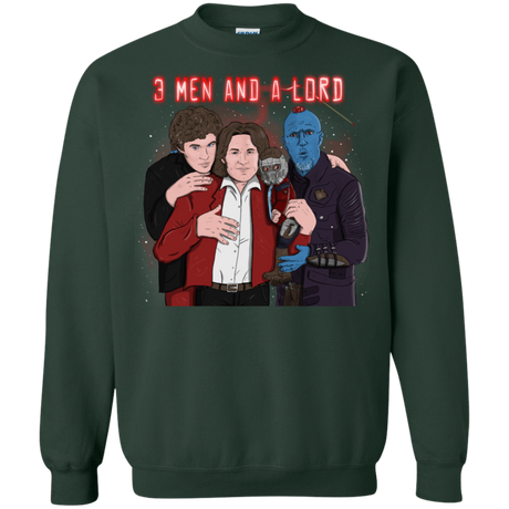 Sweatshirts Forest Green / S Three Men and a Lord Crewneck Sweatshirt