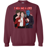 Sweatshirts Maroon / S Three Men and a Lord Crewneck Sweatshirt