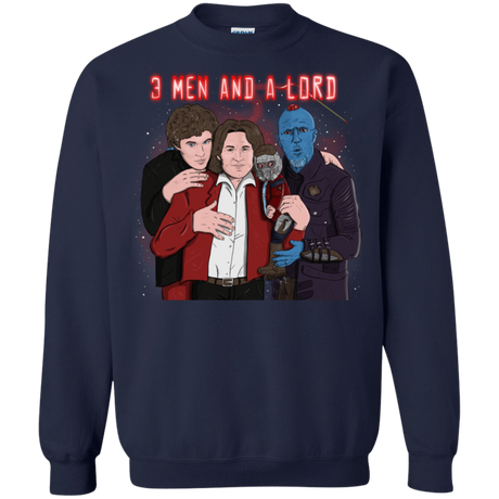 Sweatshirts Navy / S Three Men and a Lord Crewneck Sweatshirt