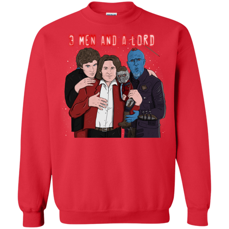 Sweatshirts Red / S Three Men and a Lord Crewneck Sweatshirt