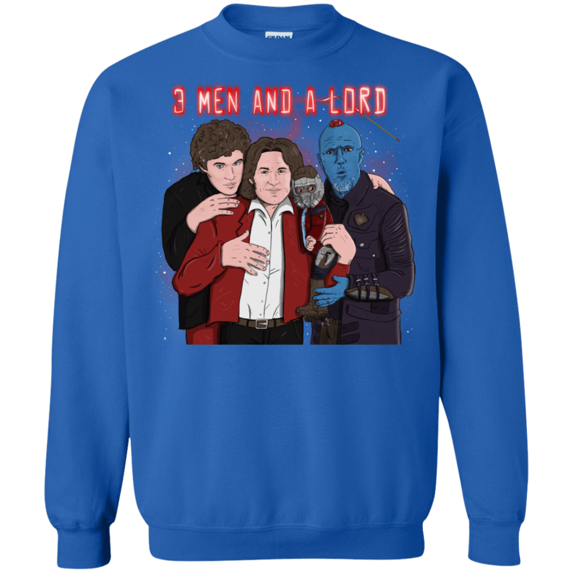 Sweatshirts Royal / S Three Men and a Lord Crewneck Sweatshirt