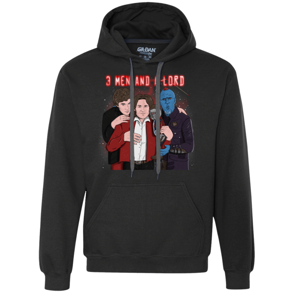 Sweatshirts Black / S Three Men and a Lord Premium Fleece Hoodie