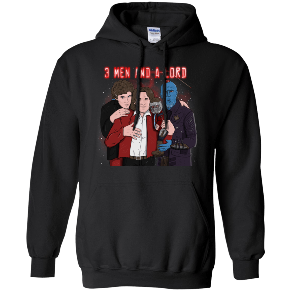 Sweatshirts Black / S Three Men and a Lord Pullover Hoodie