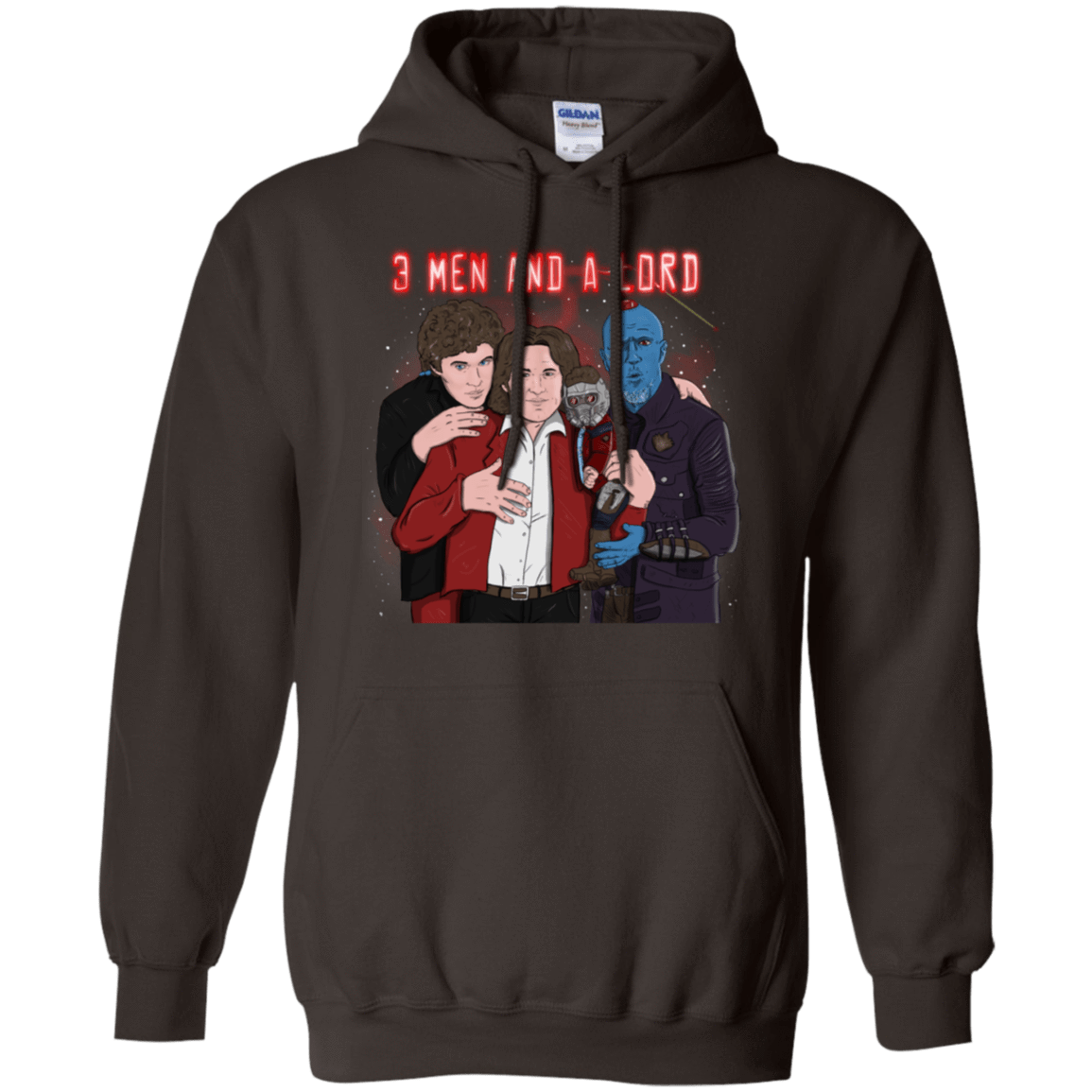 Sweatshirts Dark Chocolate / S Three Men and a Lord Pullover Hoodie