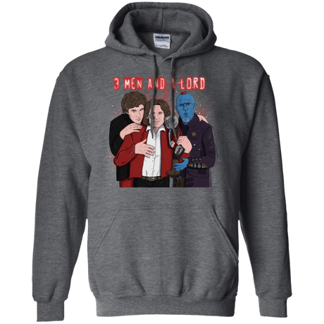 Sweatshirts Dark Heather / S Three Men and a Lord Pullover Hoodie