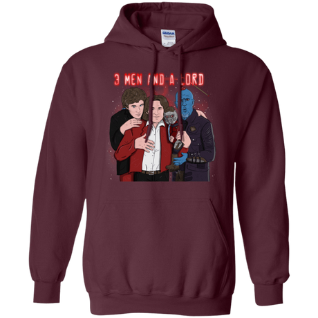 Sweatshirts Maroon / S Three Men and a Lord Pullover Hoodie