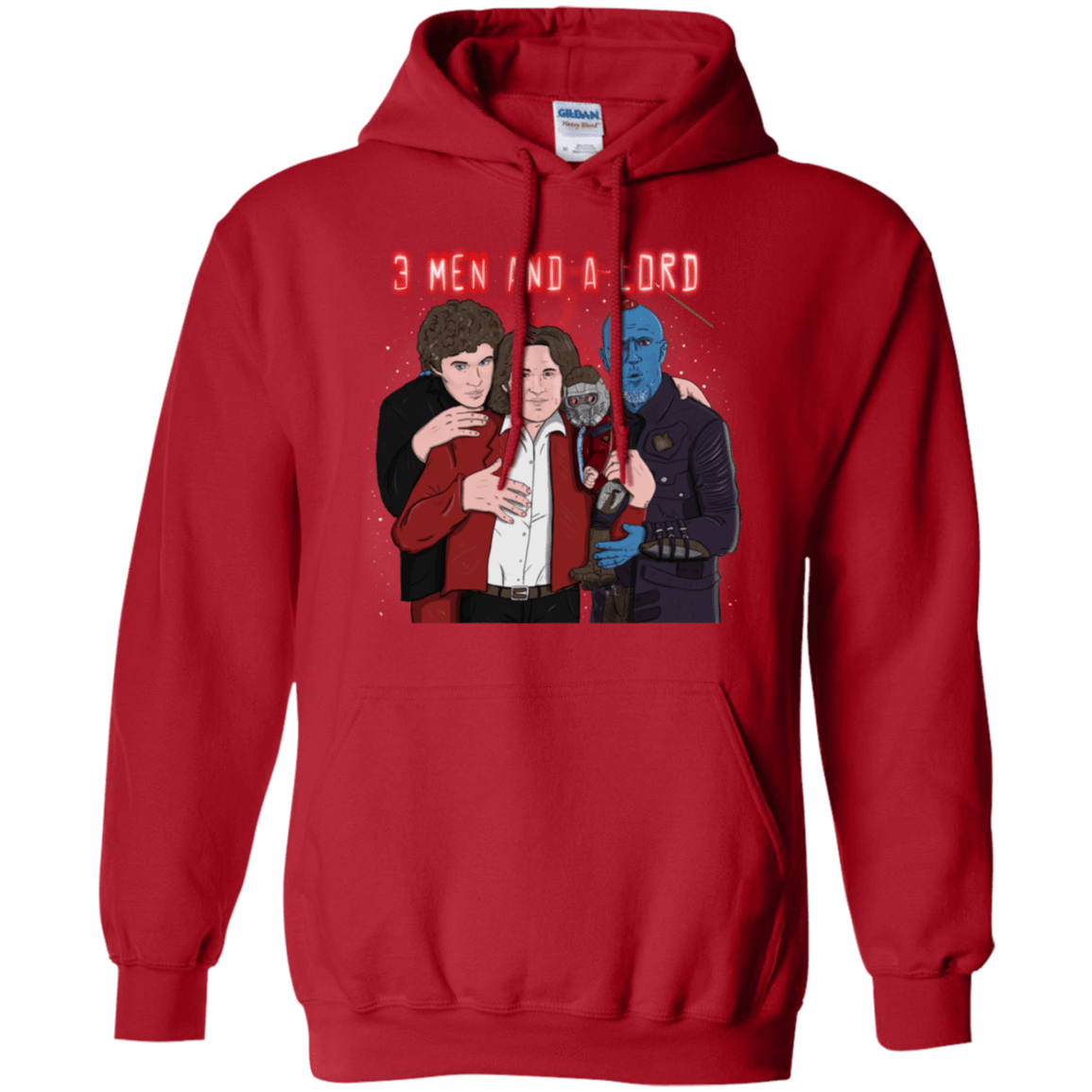 Sweatshirts Red / S Three Men and a Lord Pullover Hoodie