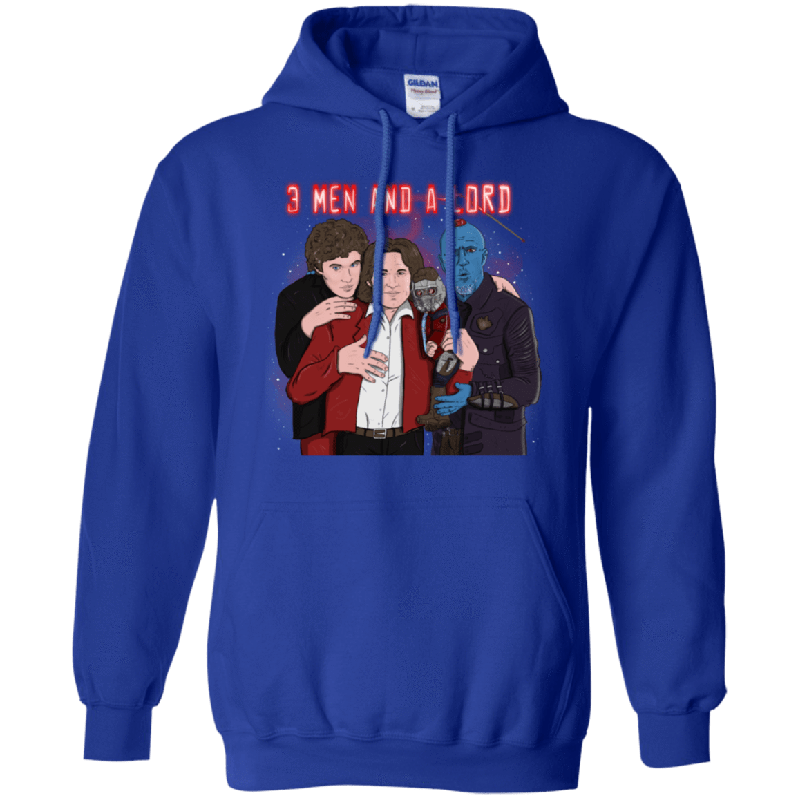 Sweatshirts Royal / S Three Men and a Lord Pullover Hoodie