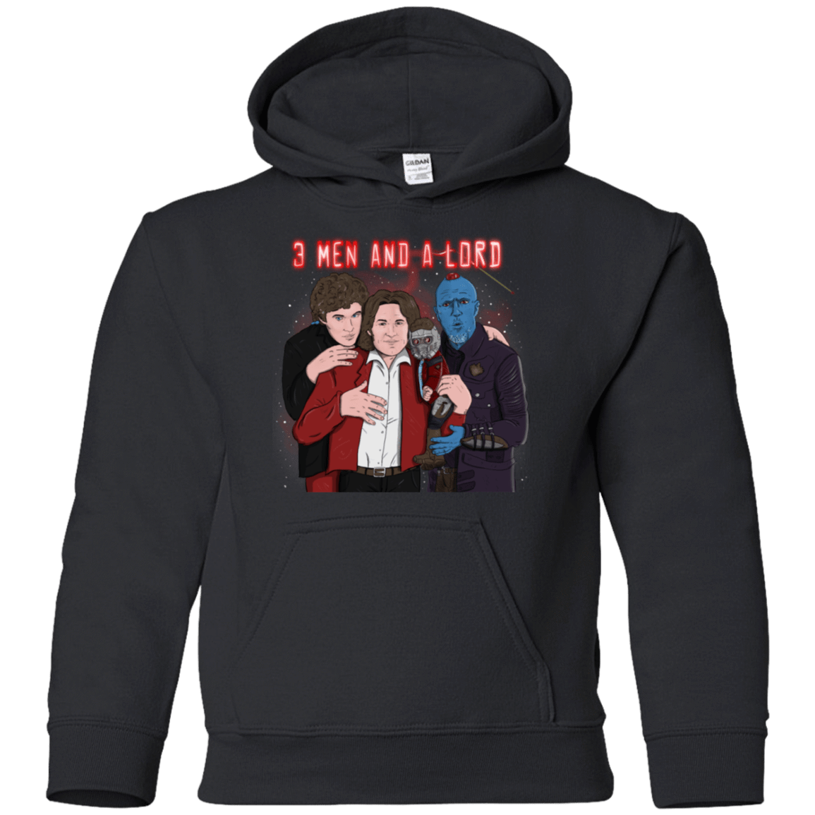 Sweatshirts Black / YS Three Men and a Lord Youth Hoodie