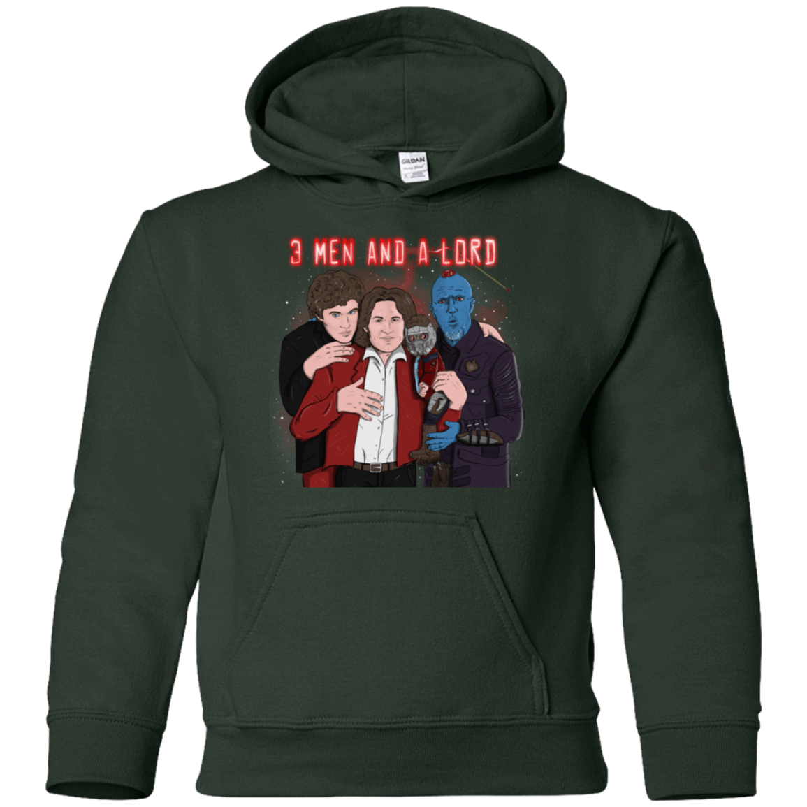 Sweatshirts Forest Green / YS Three Men and a Lord Youth Hoodie