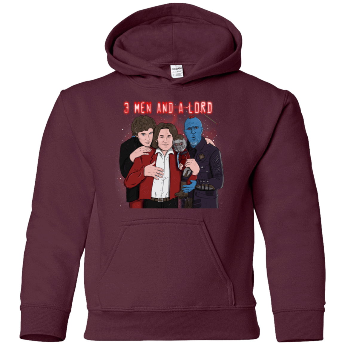 Sweatshirts Maroon / YS Three Men and a Lord Youth Hoodie