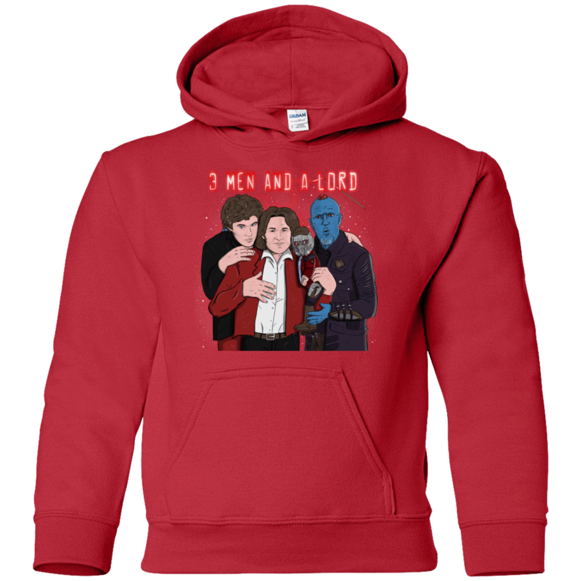 Sweatshirts Red / YS Three Men and a Lord Youth Hoodie