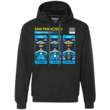 Sweatshirts Black / Small Three Storms Premium Fleece Hoodie