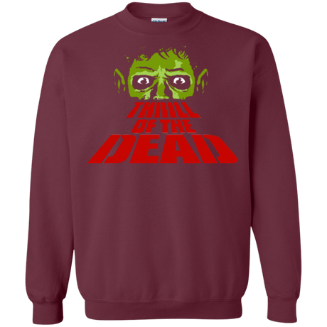 Sweatshirts Maroon / Small Thrill of the Dead Crewneck Sweatshirt