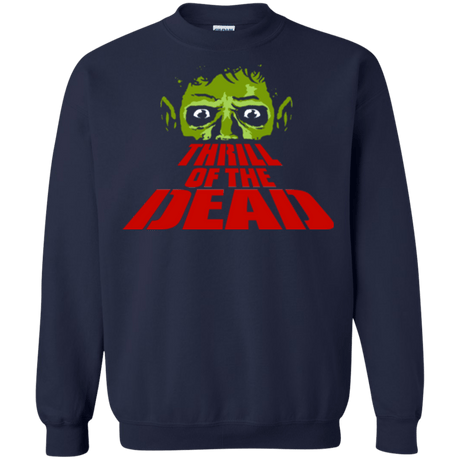 Sweatshirts Navy / Small Thrill of the Dead Crewneck Sweatshirt