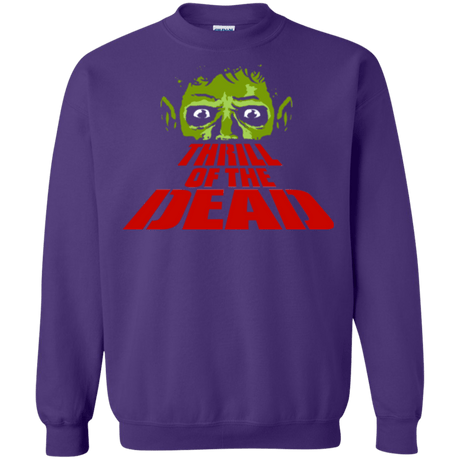 Sweatshirts Purple / Small Thrill of the Dead Crewneck Sweatshirt