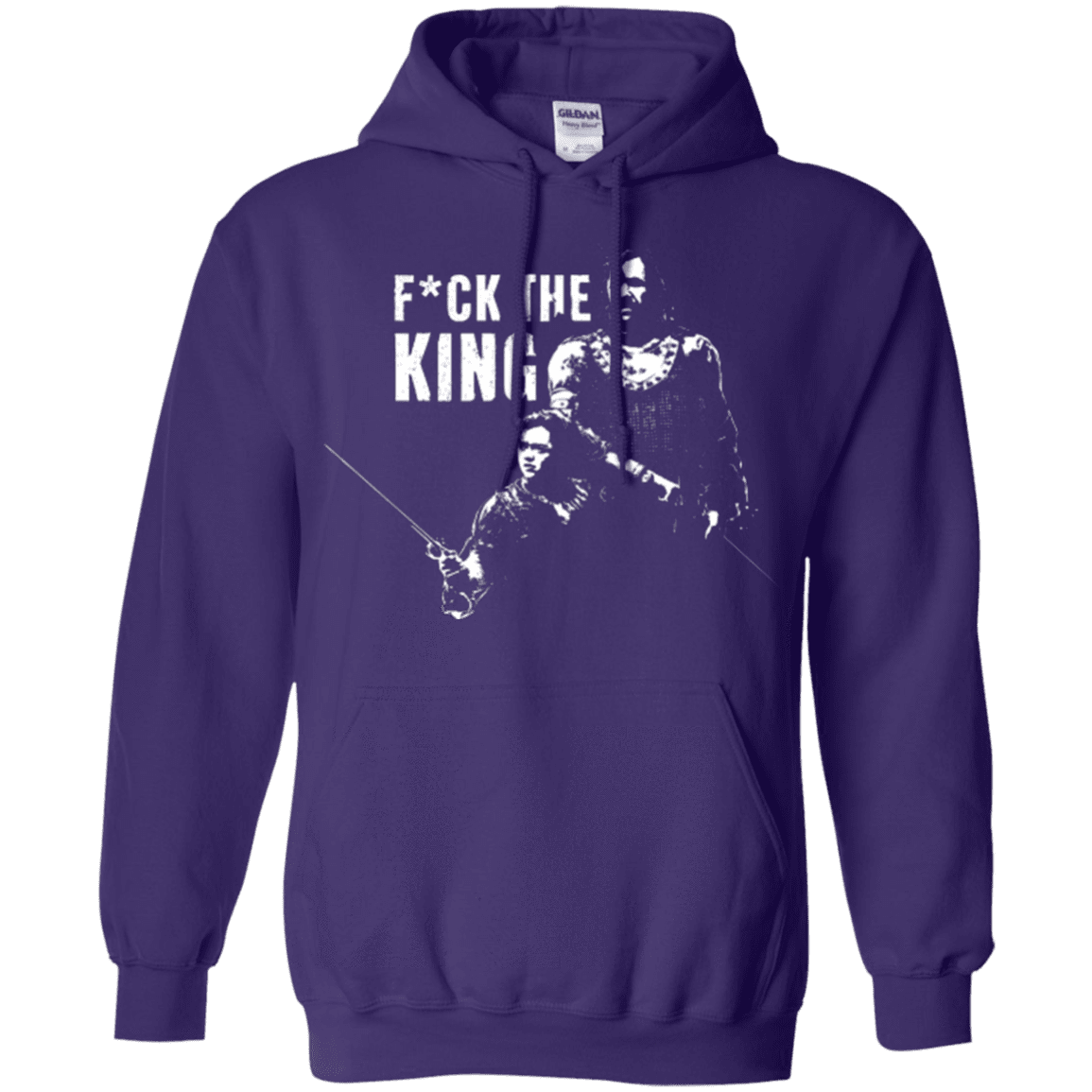 Sweatshirts Purple / Small Throne Fiction Pullover Hoodie