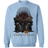 Sweatshirts Light Blue / Small Throne Of Screams Crewneck Sweatshirt