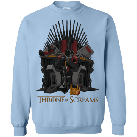 Sweatshirts Light Blue / Small Throne Of Screams Crewneck Sweatshirt