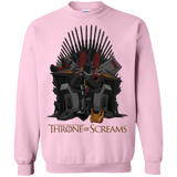 Sweatshirts Light Pink / Small Throne Of Screams Crewneck Sweatshirt