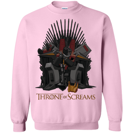 Sweatshirts Light Pink / Small Throne Of Screams Crewneck Sweatshirt