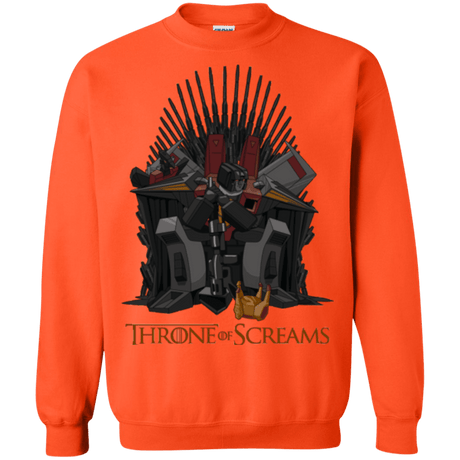 Sweatshirts Orange / Small Throne Of Screams Crewneck Sweatshirt
