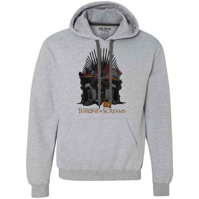 Sweatshirts Sport Grey / Small Throne Of Screams Premium Fleece Hoodie