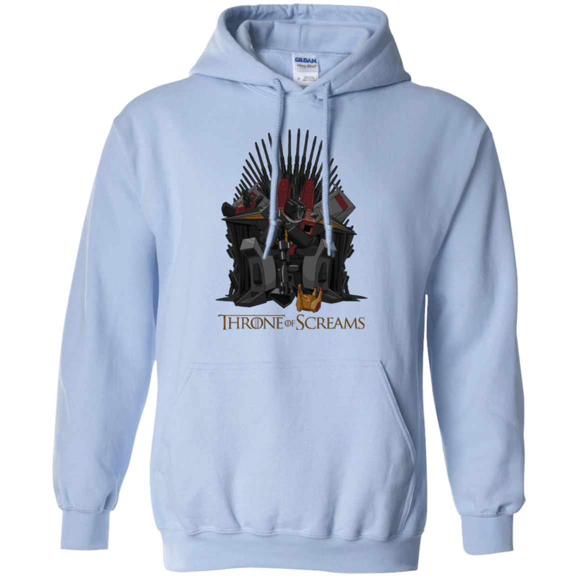 Sweatshirts Light Blue / Small Throne Of Screams Pullover Hoodie