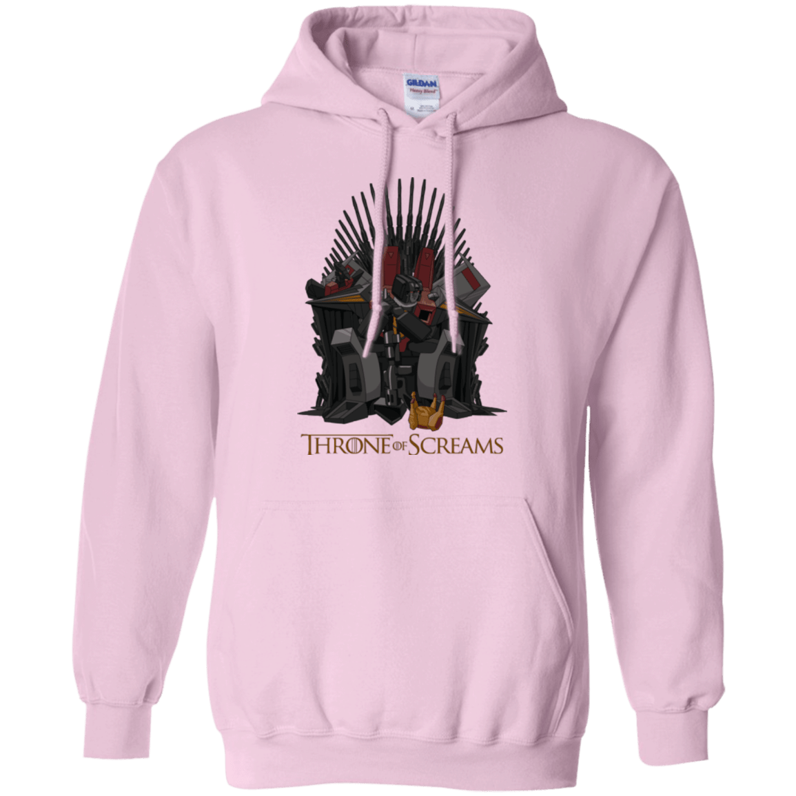 Sweatshirts Light Pink / Small Throne Of Screams Pullover Hoodie